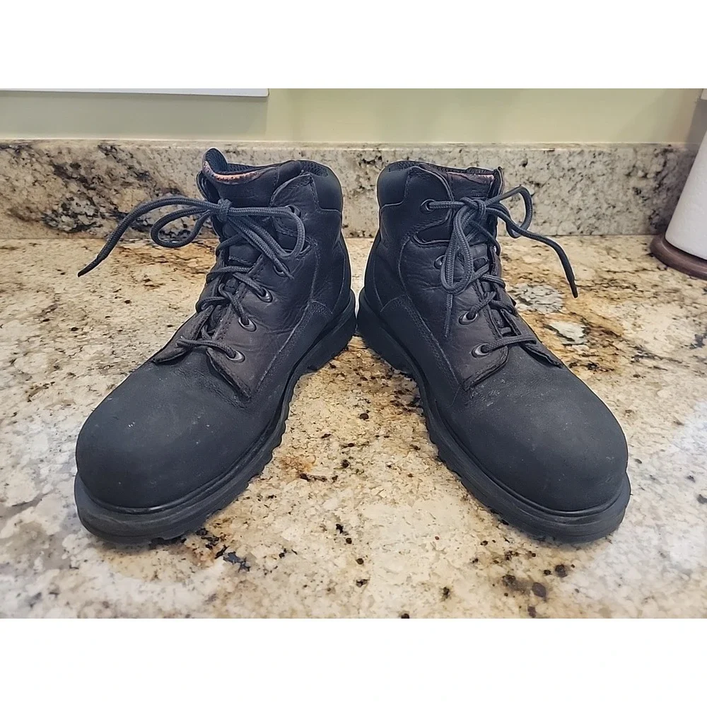 Timberland PRO Power Welt Steel Toe Waterproof Work Boot 47001 Brn Mens 9.5m EUC